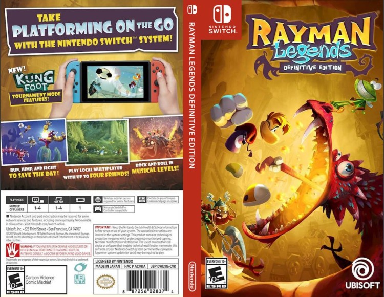 Rayman Legends Definitive Edition - Switch | VideoGameX