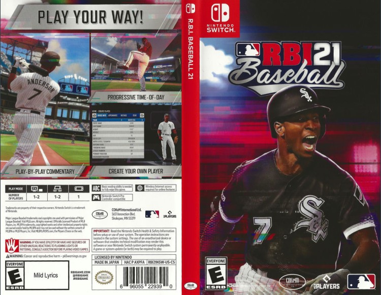 RBI Baseball 21 - Switch | VideoGameX