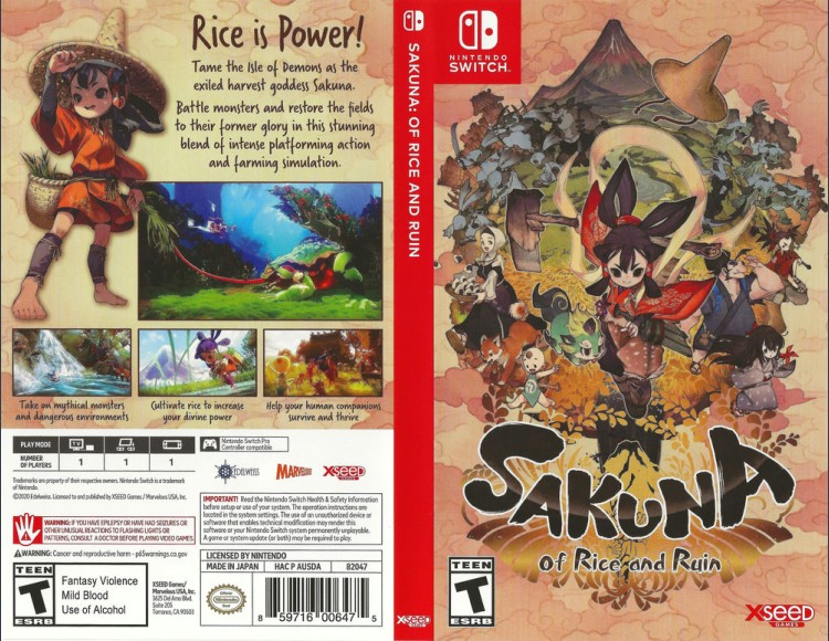 Sakuna: Of Rice and Ruin - Switch | VideoGameX