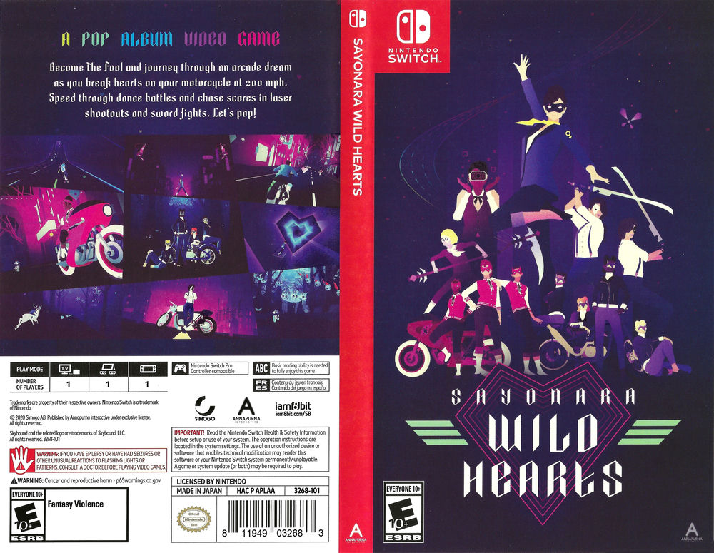 | Sayonara: Switch Wild - VideoGameX Hearts