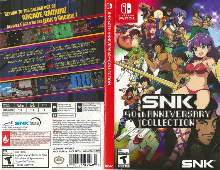 SNK 40th Anniversary Collection - Switch | VideoGameX