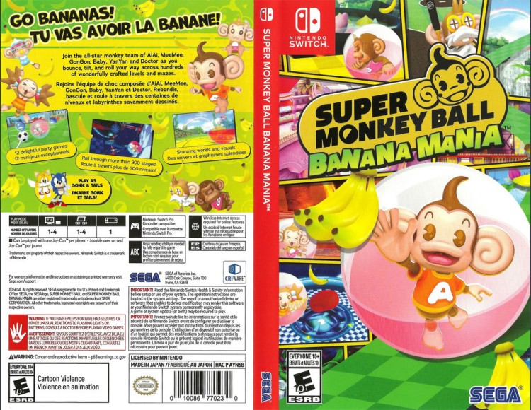 Super Monkey Ball: Banana Mania - Switch | VideoGameX