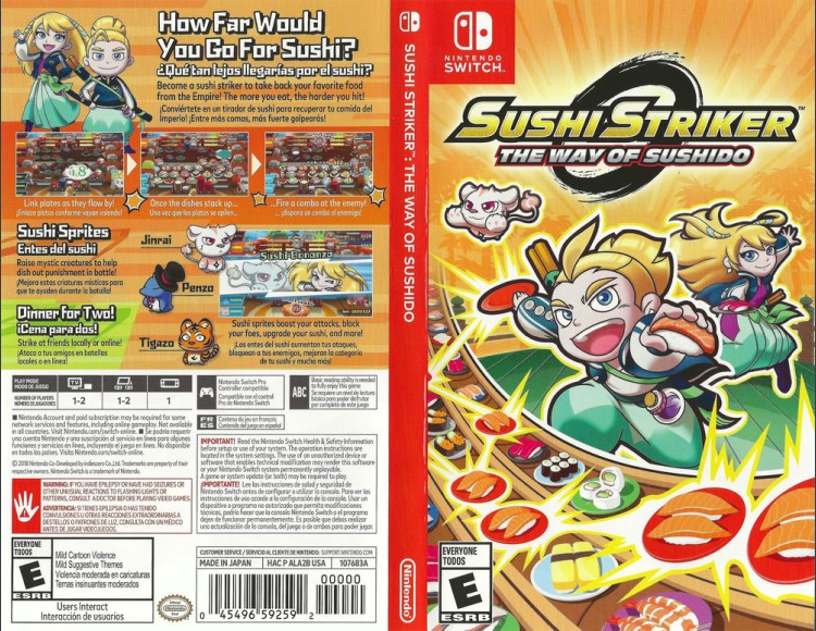 Sushi Striker: The Way Of Sushido - Switch | VideoGameX