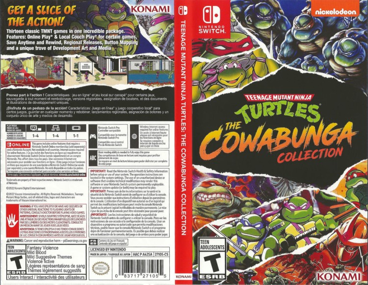 TMNT: The Cowabunga Collection - Switch | VideoGameX