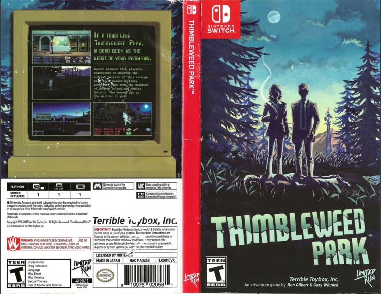 Thimbleweed Park - Switch | VideoGameX
