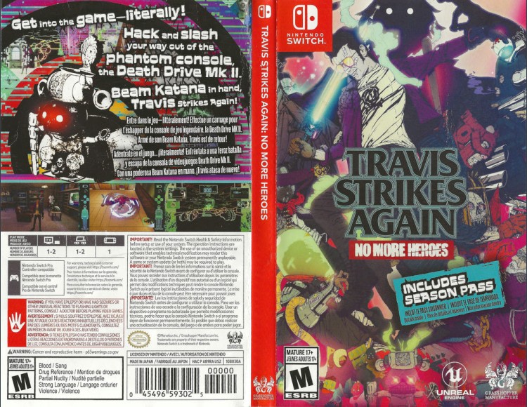 Travis Strikes Again: No More Heroes - Switch | VideoGameX