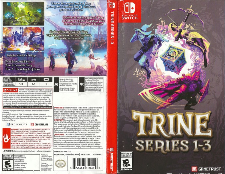 Trine Series 1-3 - Switch | VideoGameX