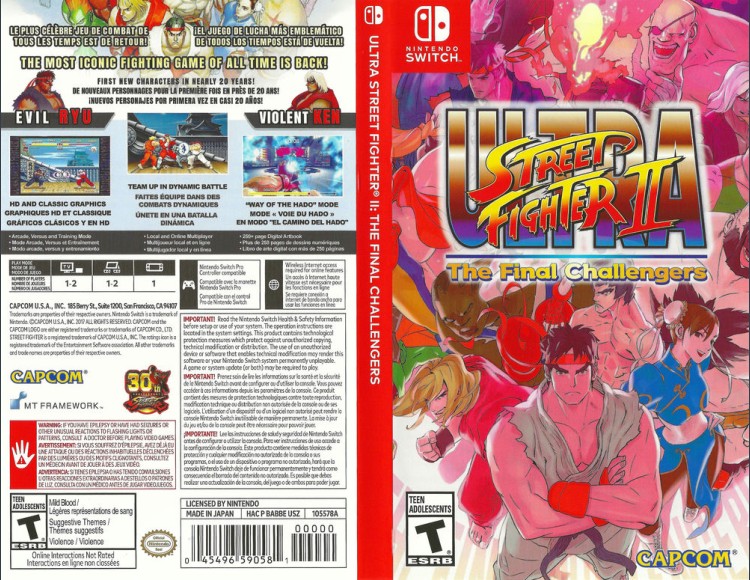 Ultra Street Fighter II: The Final Challengers - Switch | VideoGameX