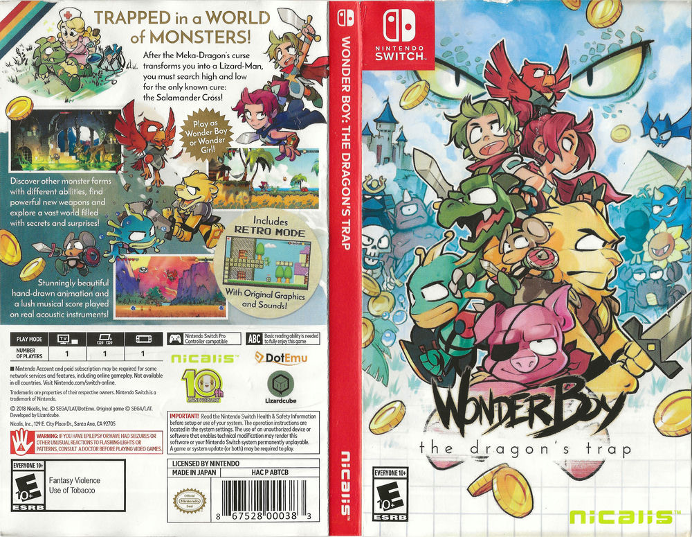 Wonder Boy The Dragon