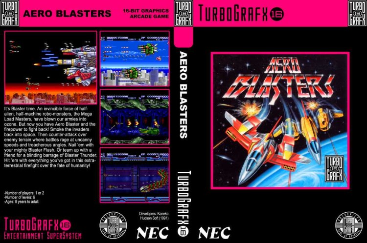 Aero Blasters - TurboGrafx 16 | VideoGameX