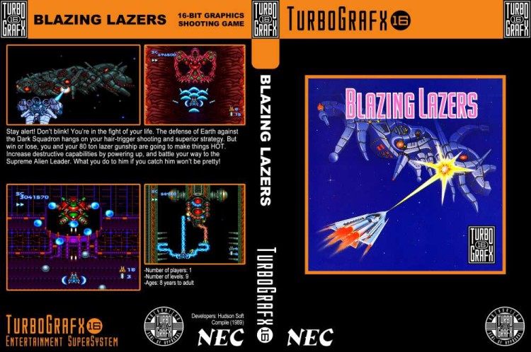 Blazing Lazers - TurboGrafx 16 | VideoGameX