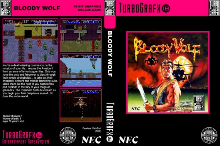 Bloody Wolf - TurboGrafx 16 | VideoGameX