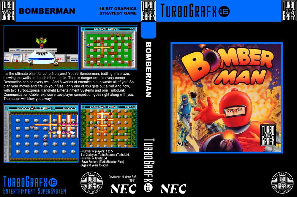 bomberman turbografx 16