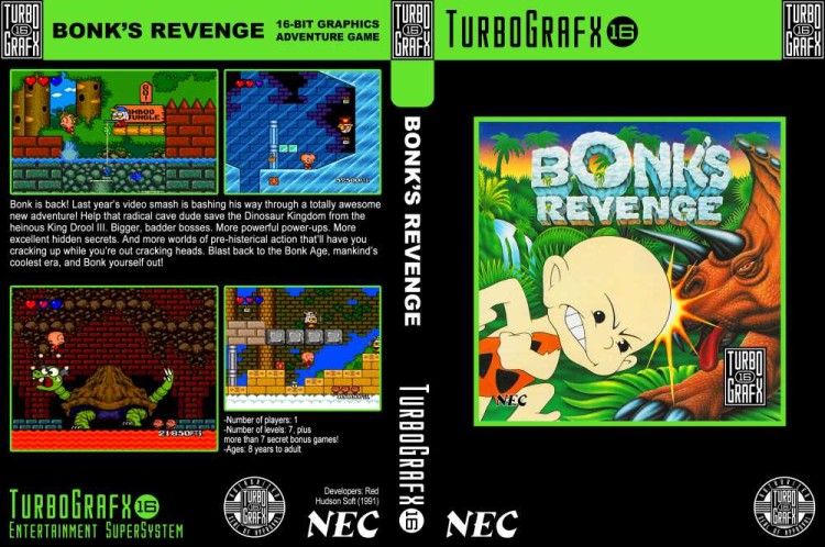 Bonk's Revenge - TurboGrafx 16 | VideoGameX