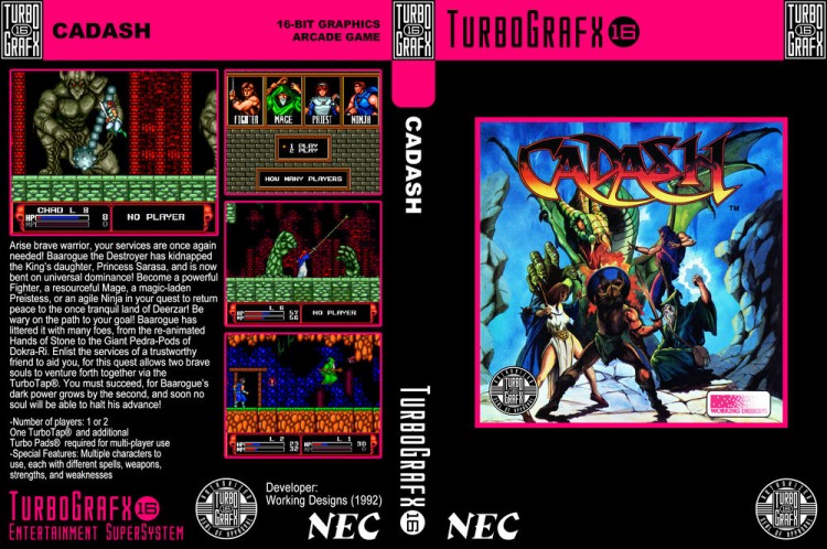 Cadash - TurboGrafx 16 | VideoGameX