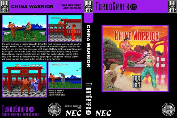 China Warrior - TurboGrafx 16 | VideoGameX