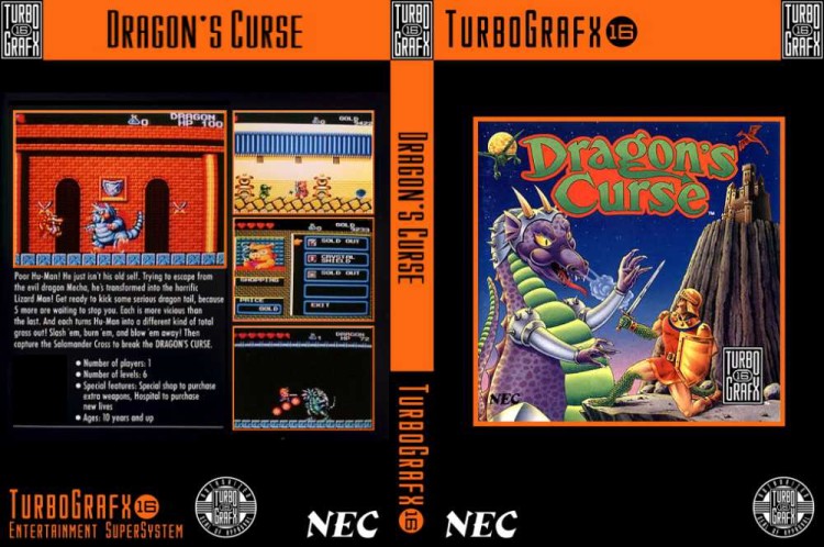 Dragon's Curse - TurboGrafx 16 | VideoGameX