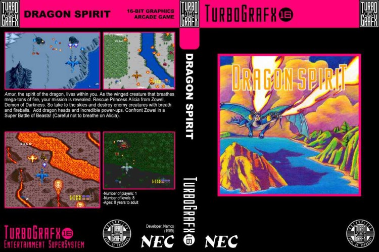 Dragon Spirit - TurboGrafx 16 | VideoGameX