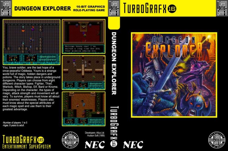 Dungeon Explorer - TurboGrafx 16 | VideoGameX