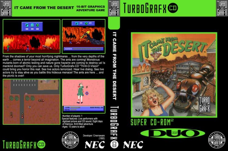 It Came from the Desert [CD-ROM2] - TurboGrafx 16 | VideoGameX