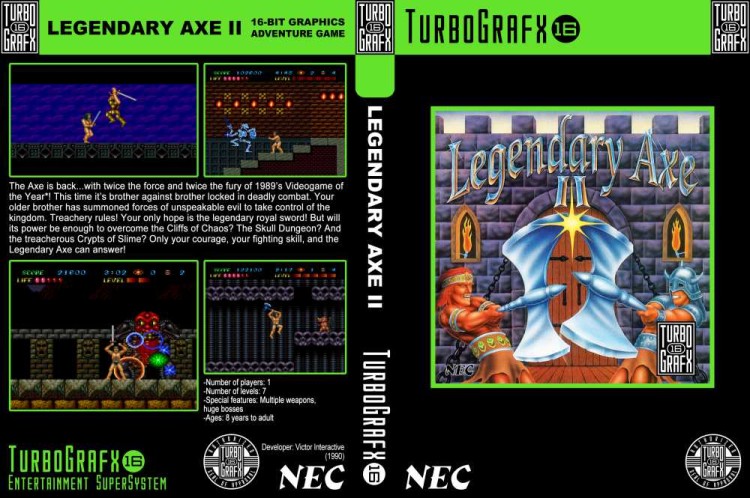 Legendary Axe II - TurboGrafx 16 | VideoGameX