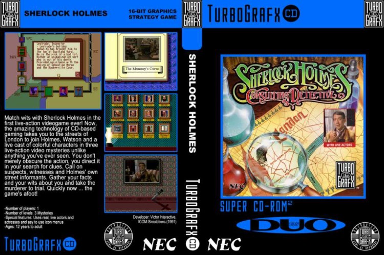 Sherlock Holmes: Consulting Detective [CD-ROM2] - TurboGrafx 16 | VideoGameX