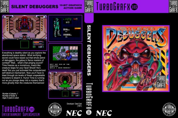 Silent Debuggers - TurboGrafx 16 | VideoGameX