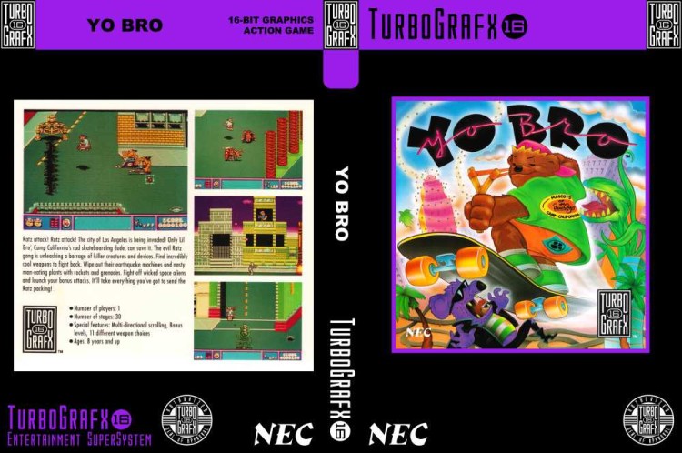 Yo Bro - TurboGrafx 16 | VideoGameX