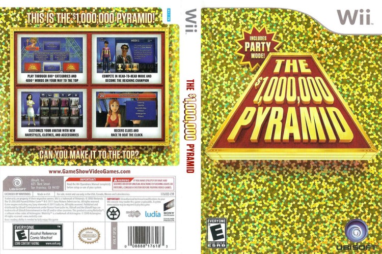 $1,000,000 Pyramid - Wii | VideoGameX