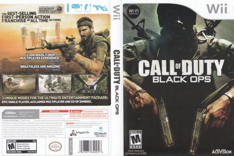 Call of Duty: Black Ops - Wii | VideoGameX