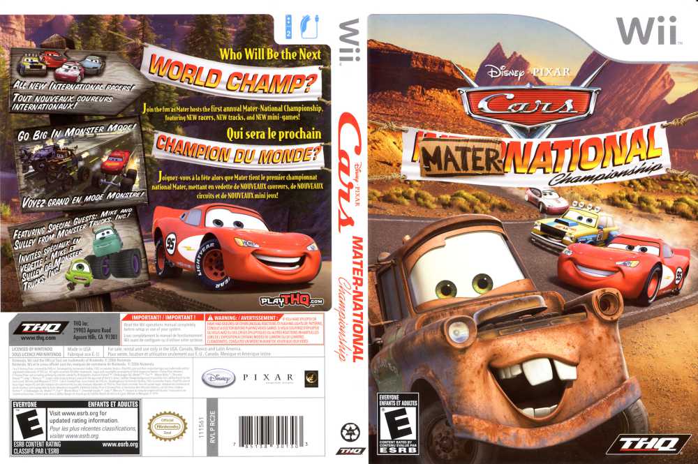 Est mater. Wii Disney-Pixar cars: Mater-National Championship. Тачки Веселые гонки новый диск. Тачки весёлые гонки диск.