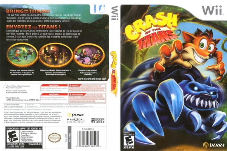 Crash of the Titans - Wii | VideoGameX