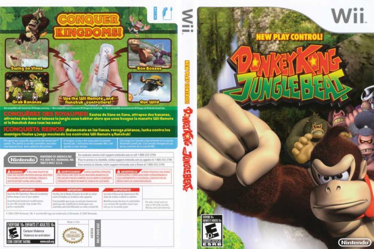 Donkey Kong Jungle Beat - Wii | VideoGameX