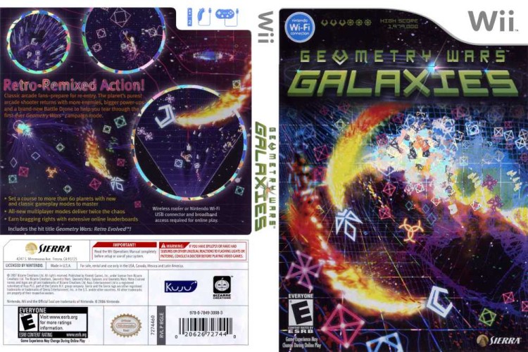 Geometry Wars Galaxies - Wii | VideoGameX