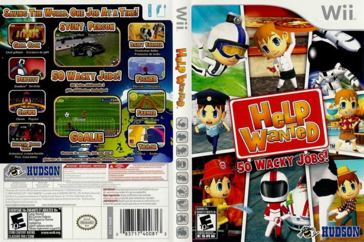 Help Wanted: 50 Wacky Jobs - Wii | VideoGameX