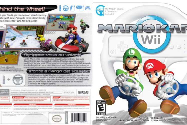 Mario Kart Wii w/ Racing Wheel - Wii | VideoGameX