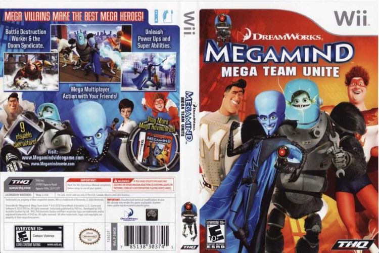 Megamind Mega Team Unite - Wii | VideoGameX