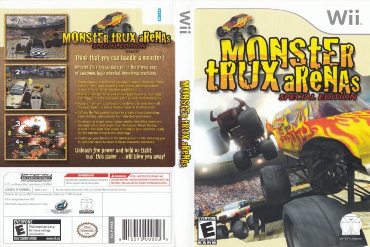 Monster Trux Arenas: Special Edition - Wii | VideoGameX