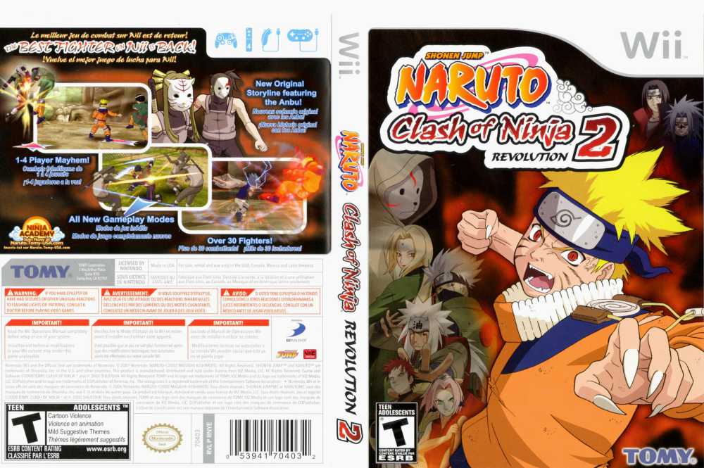 Naruto: Clash of Ninja Revolution - Nintendo Wii