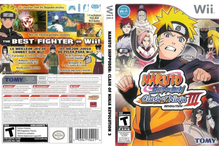 Naruto Shippuden: Clash of Ninja Revolution 3  - Wii | VideoGameX