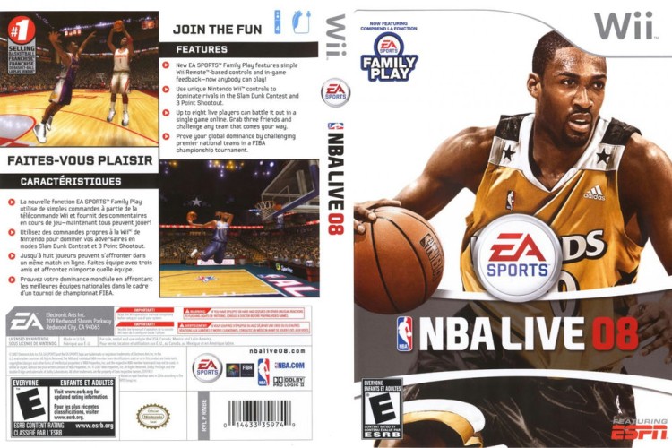 NBA Live 08 - Wii | VideoGameX