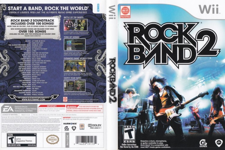 Rock Band 2 [Game Only] - Wii | VideoGameX