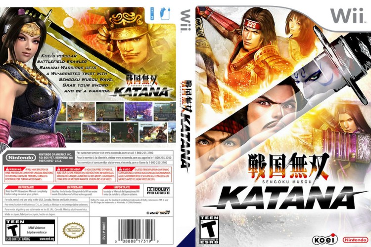 Samurai Warriors: KATANA - Wii | VideoGameX