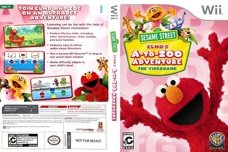 Sesame Street Elmo's A-to-Zoo Adventure - Wii | VideoGameX