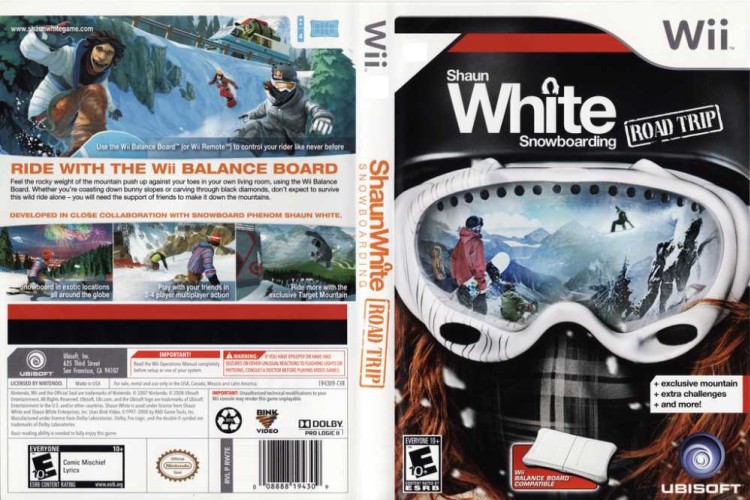 Shaun White Snowboarding: Road Trip - Wii | VideoGameX