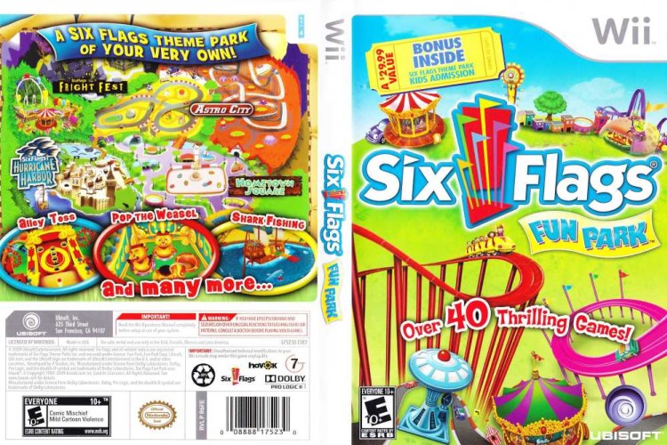 Six Flags Fun Park - Wii | VideoGameX