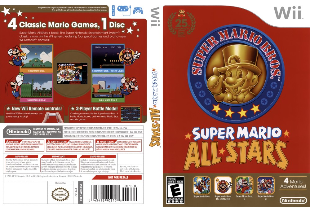 Shipwreck Numerisk beskytte Super Mario All-Stars - Wii | VideoGameX