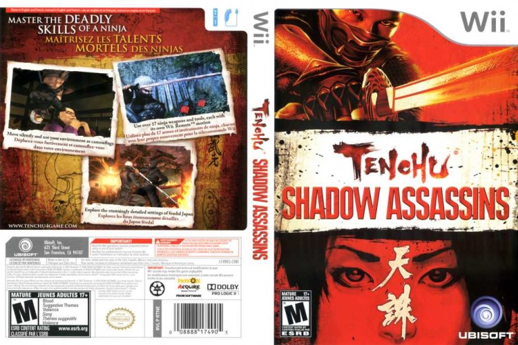 Tenchu: Shadow Assassins - Wii | VideoGameX