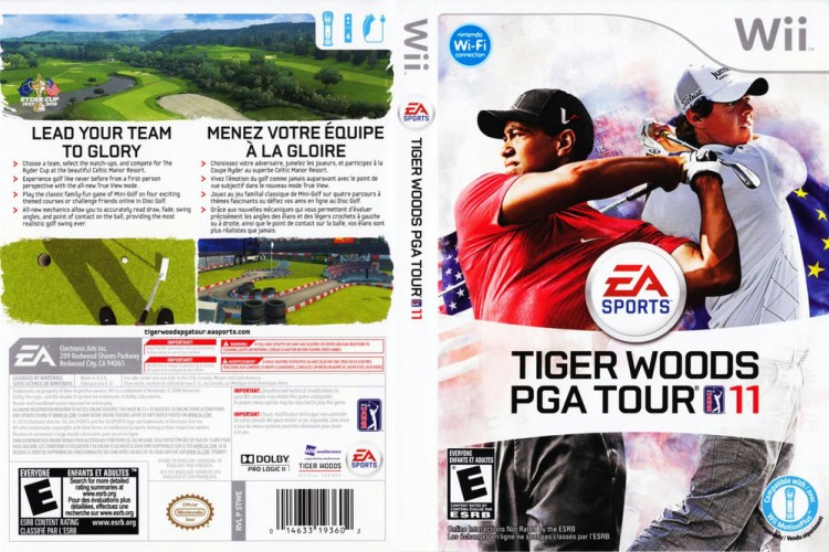 Tiger Woods PGA Tour 11 - Wii | VideoGameX