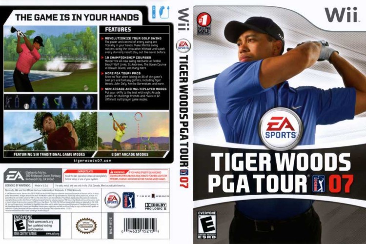 Tiger Woods PGA Tour 07 - Wii | VideoGameX